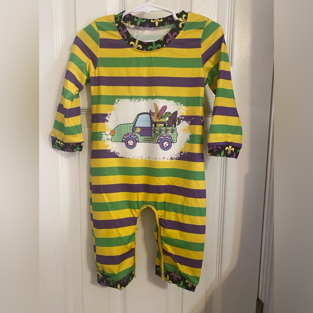 New Mardi Gras Romper